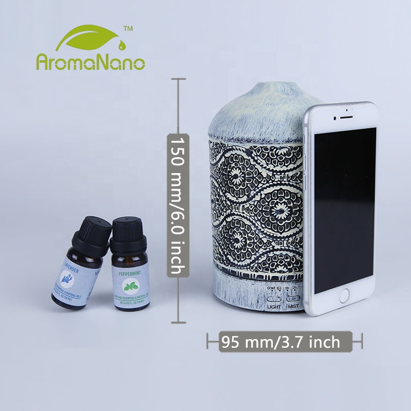 Mystic Glow Metal Aromatherapy Diffuser by Aura Maestro