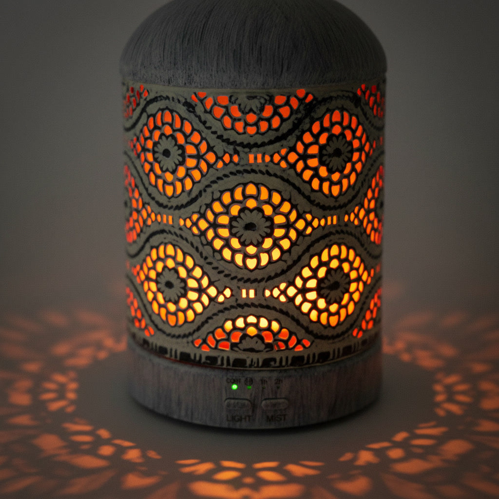 Mystic Glow Metal Aromatherapy Diffuser by Aura Maestro